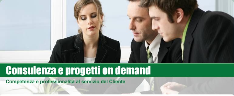 Consulenza e progetti on-demand